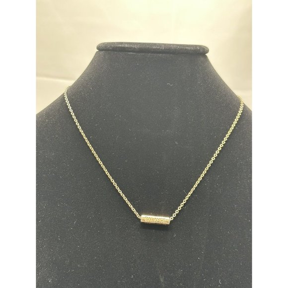 NRQ Affirmation Gold  Tone Necklace - Picture 1 of 7